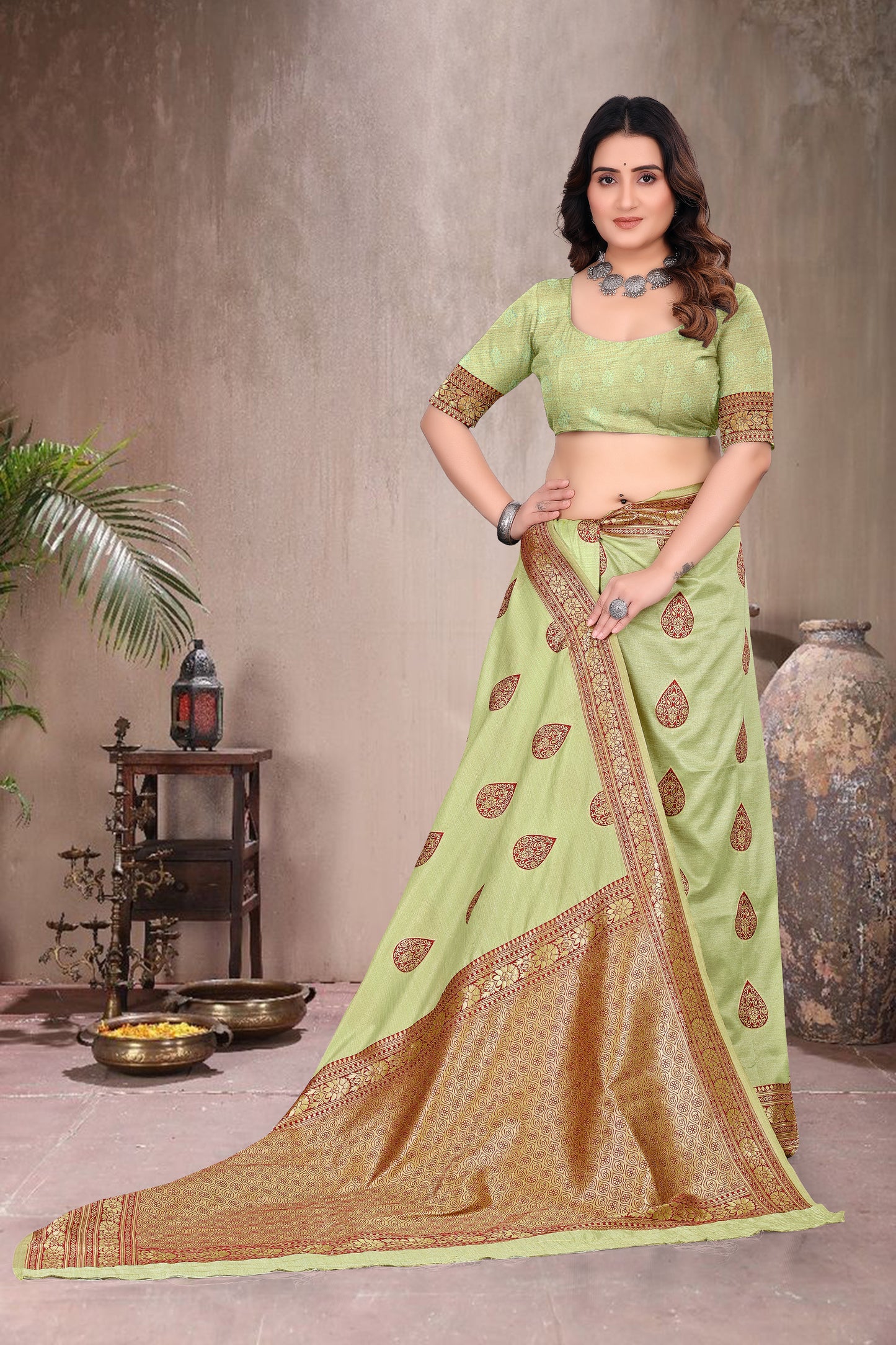 Braso Mill Print Saree