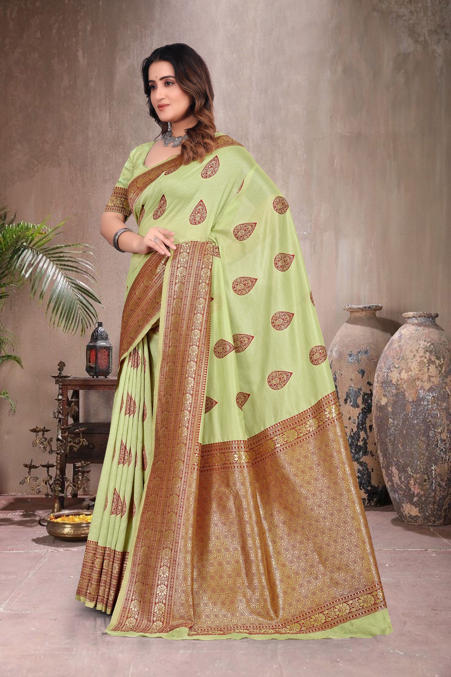 Braso Mill Print Saree