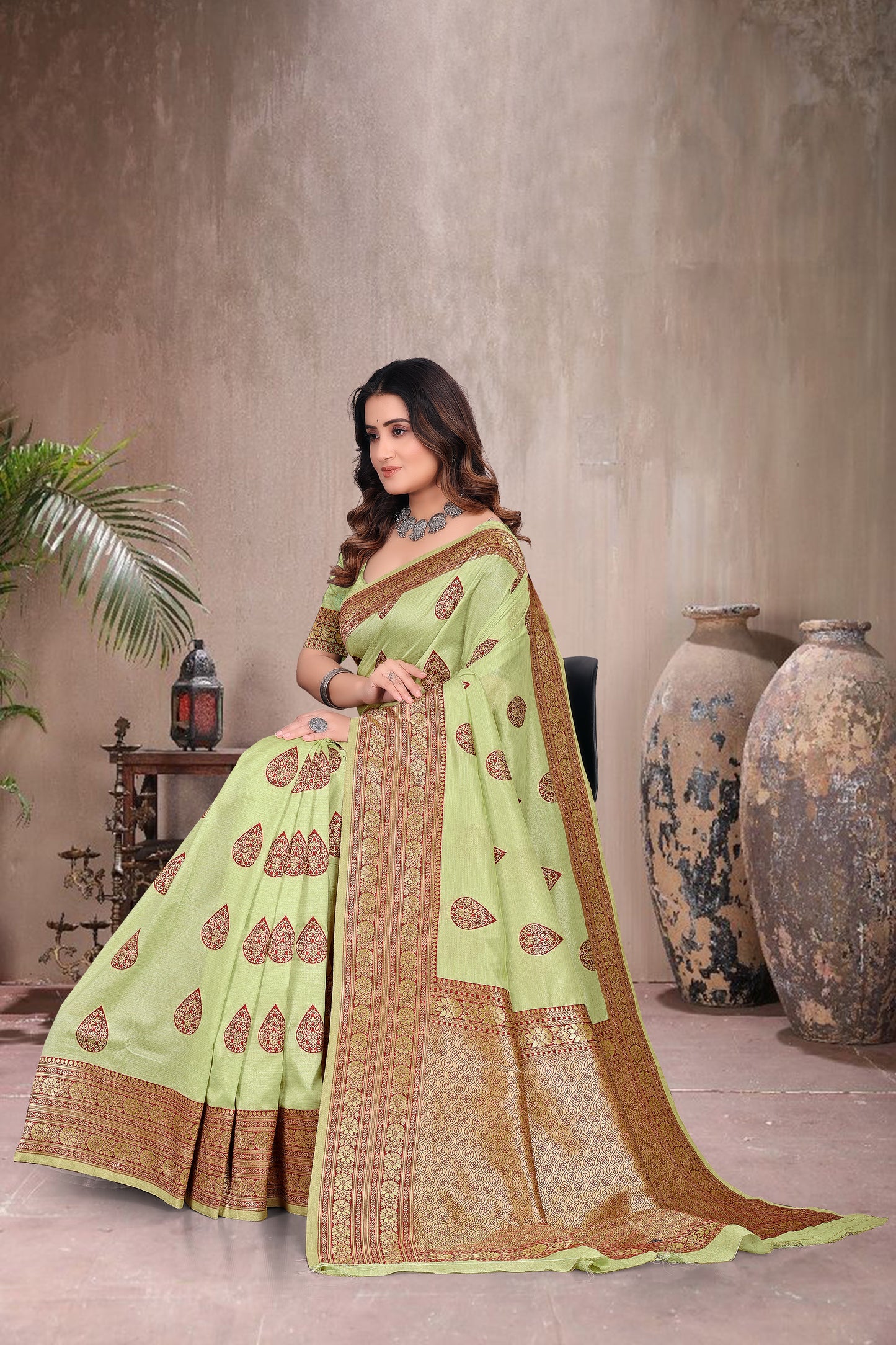 Braso Mill Print Saree