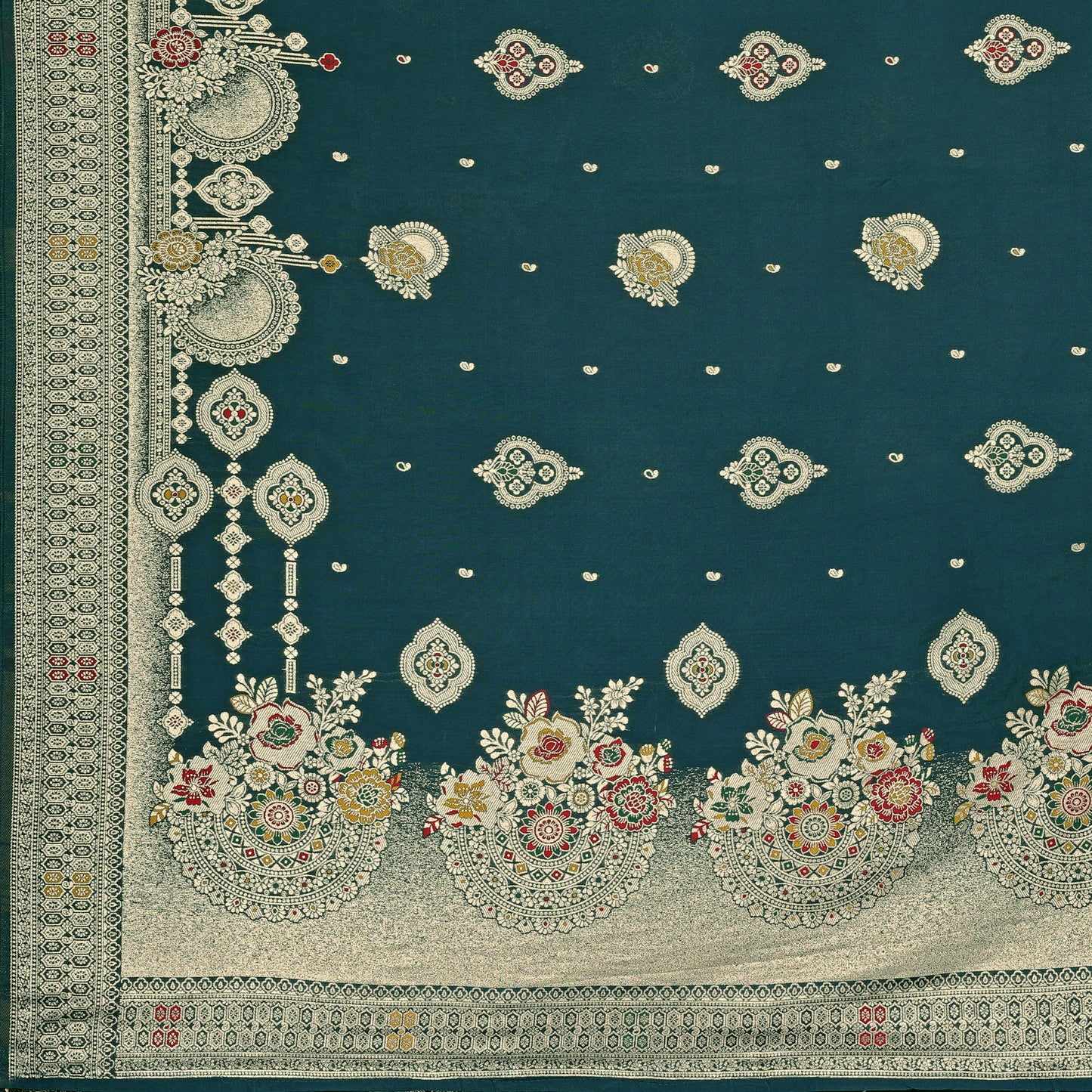 Maslin Designer Silk Saree