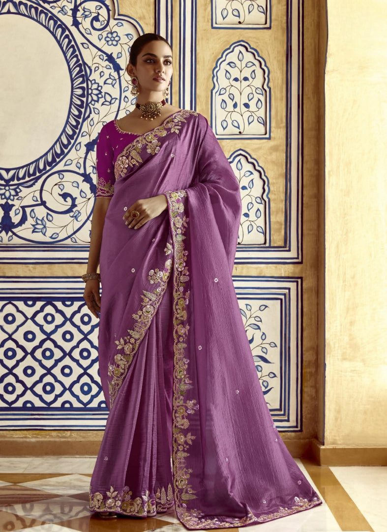 Bits Work Saree
