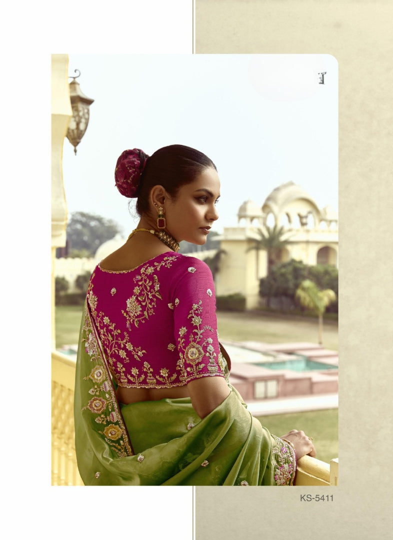 Bits Work Saree