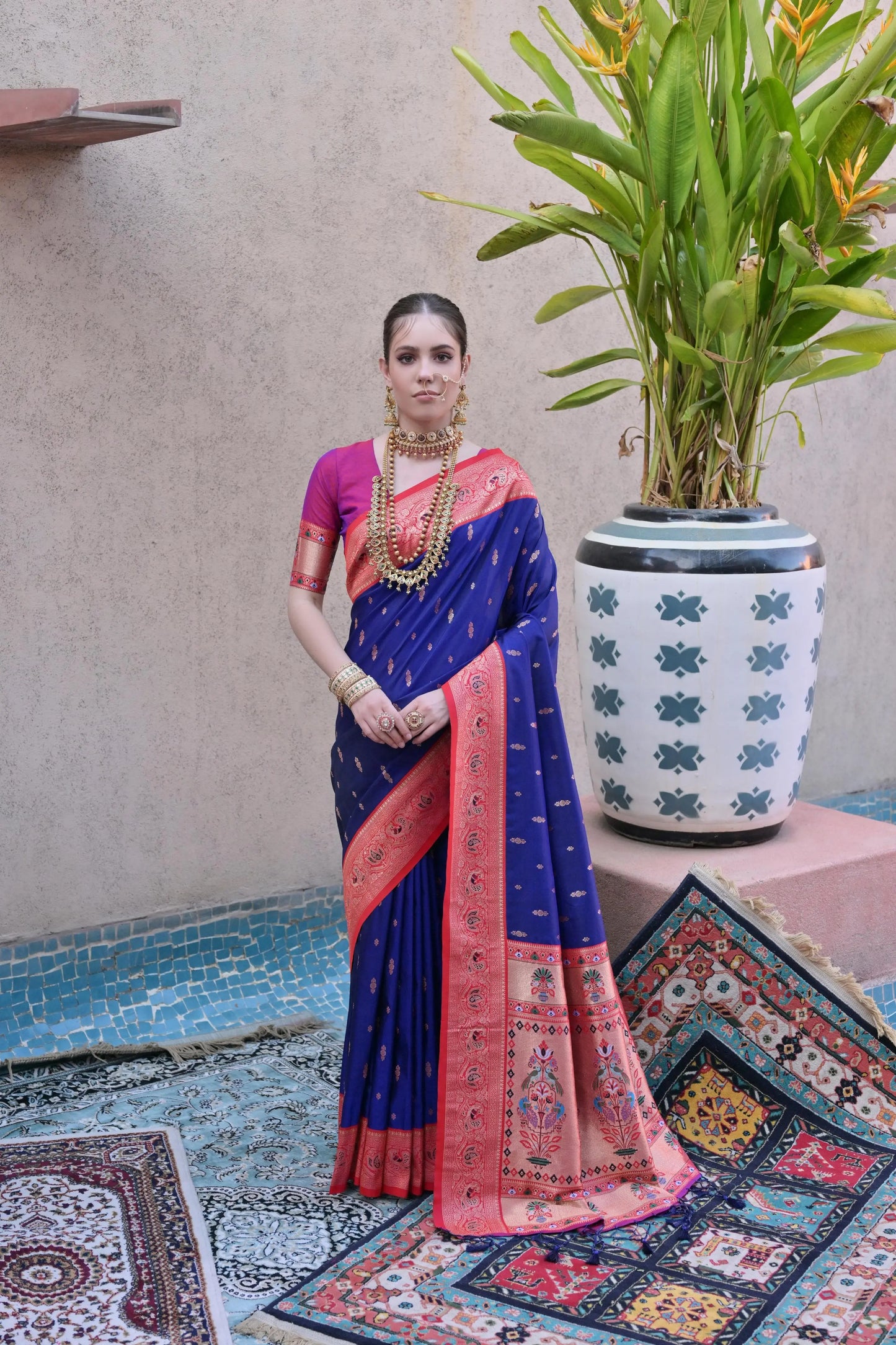 Soft Banarasi Silk Paithani Saree