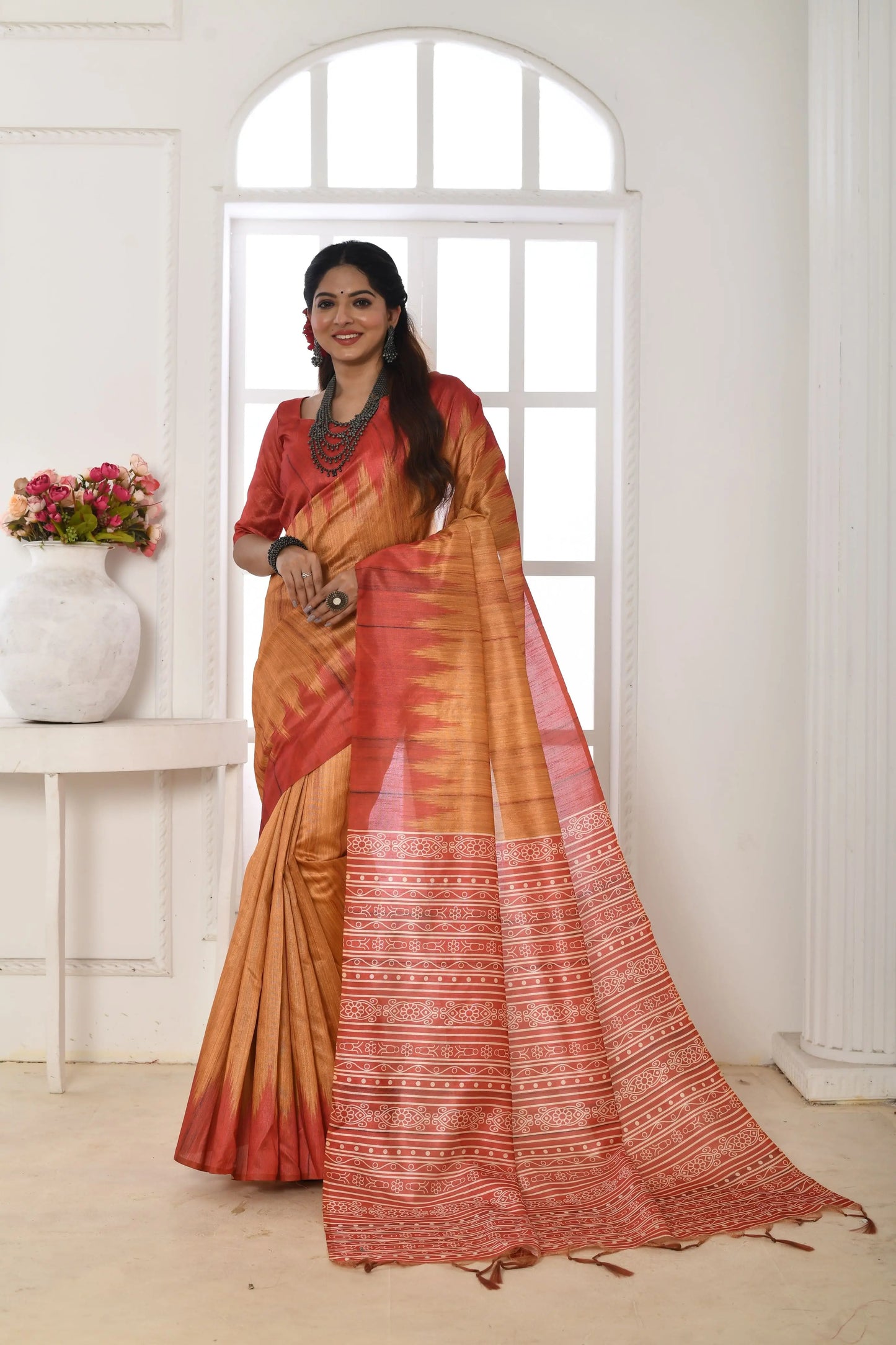 Soft Tussar Silk Saree