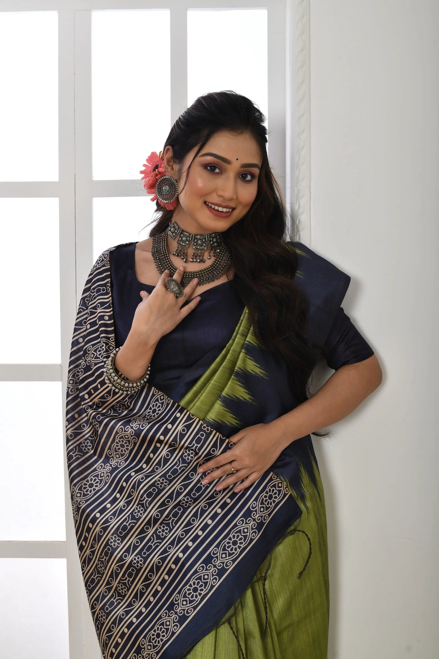 Soft Tussar Silk Saree