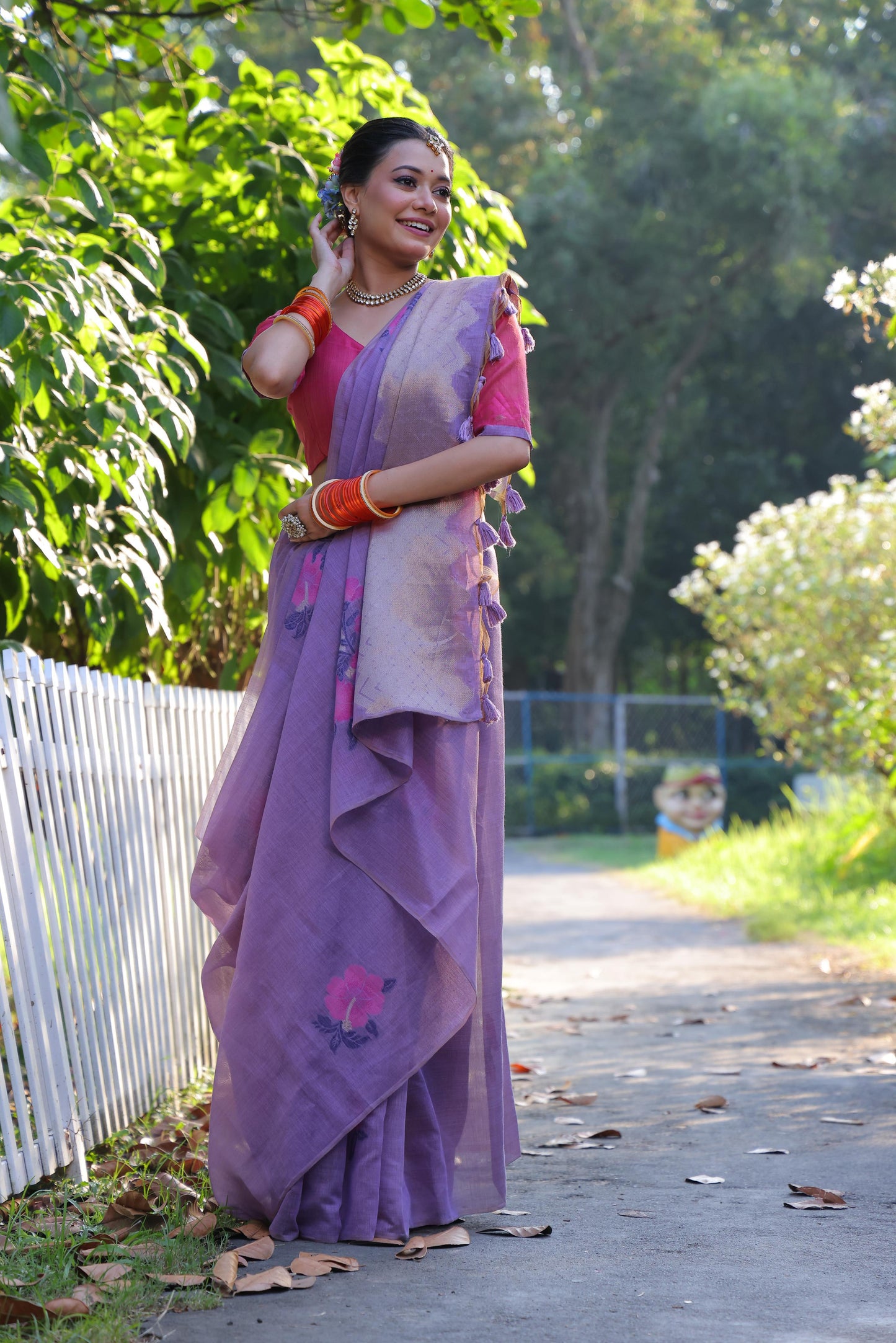 Premium soft Muga Cotton saree