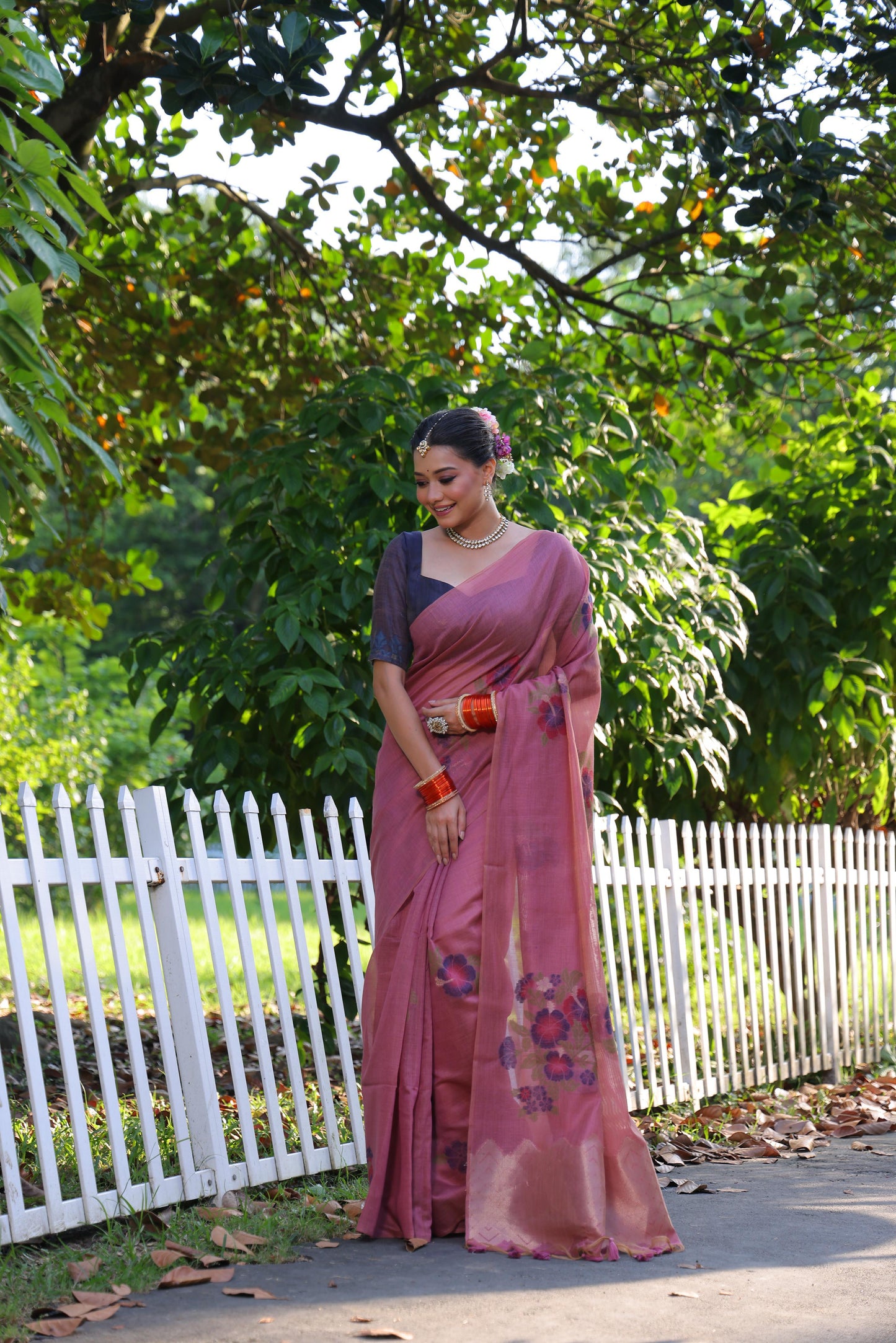 Premium soft Muga Cotton saree