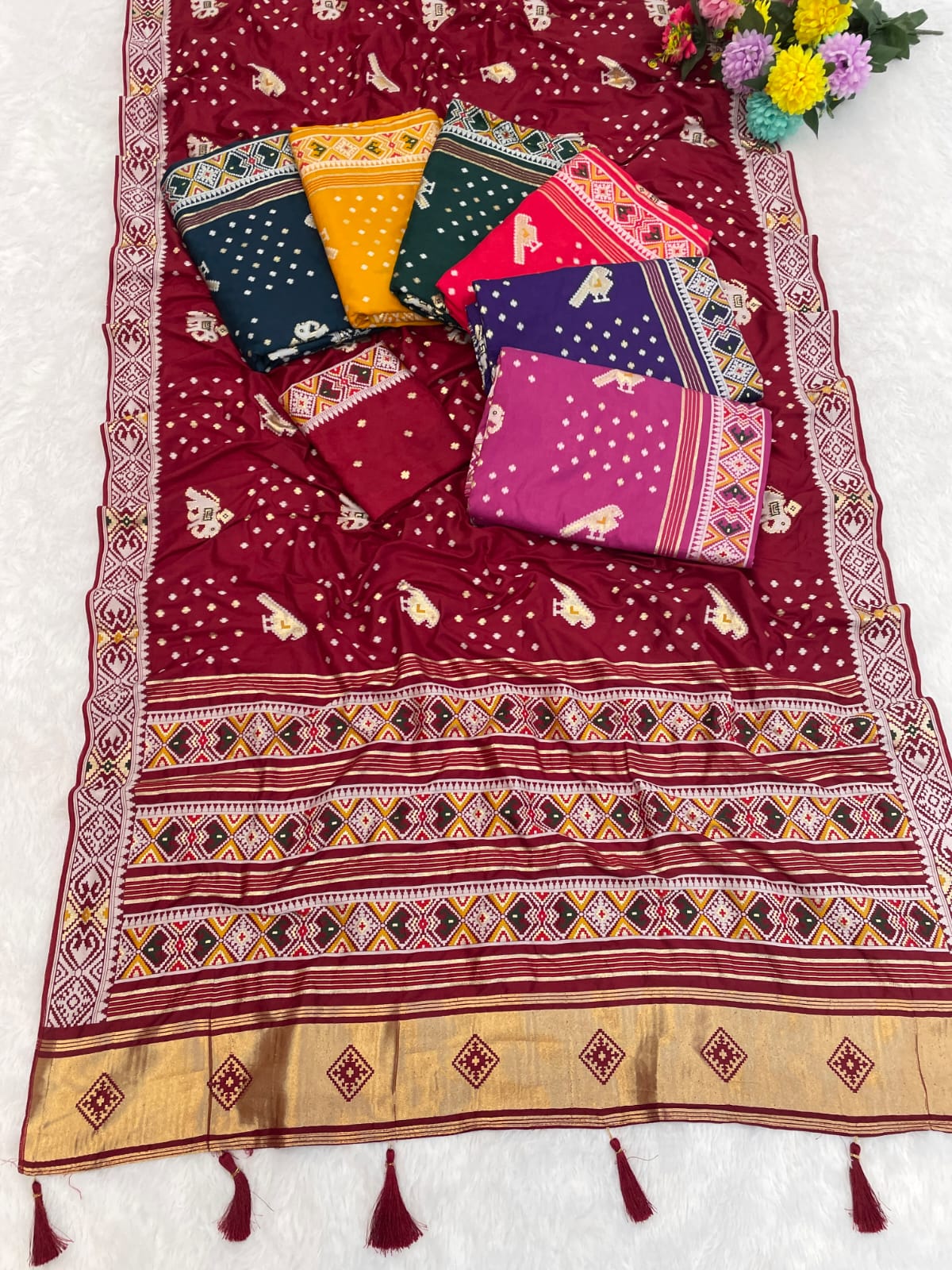 Mashlin Patola Type sarees