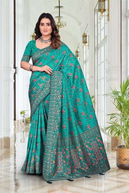 Nylon Designer Saree