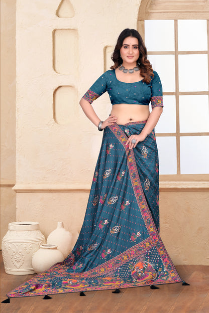 Nylon Designer Saree
