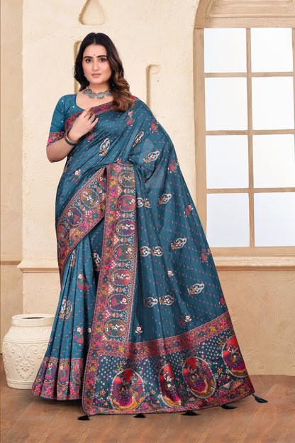 Nylon Designer Saree