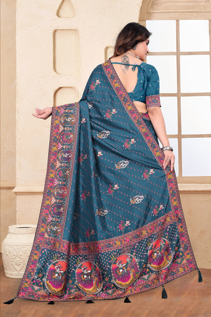 Nylon Designer Saree