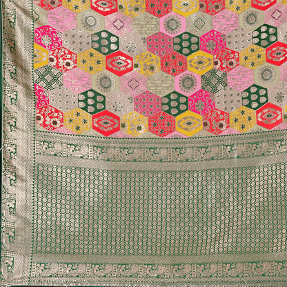 Embroidery Work Cotton Saree