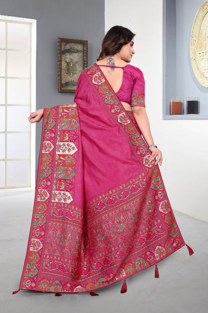 Embroidery Work Cotton Saree