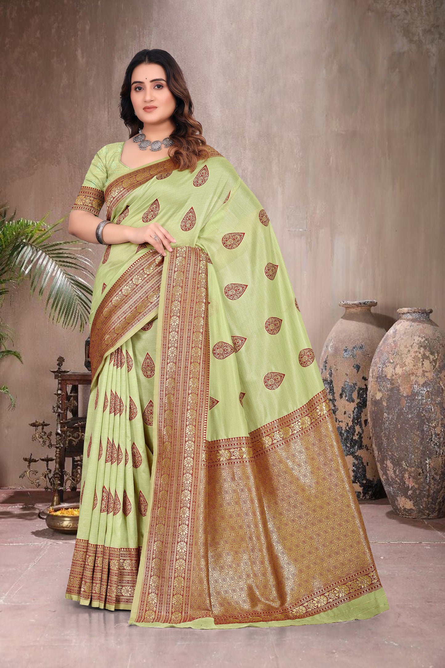 Braso Mill Print Saree