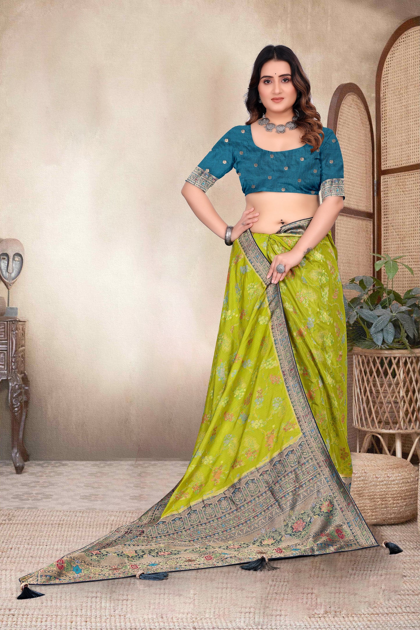 Braso Mill Print Saree