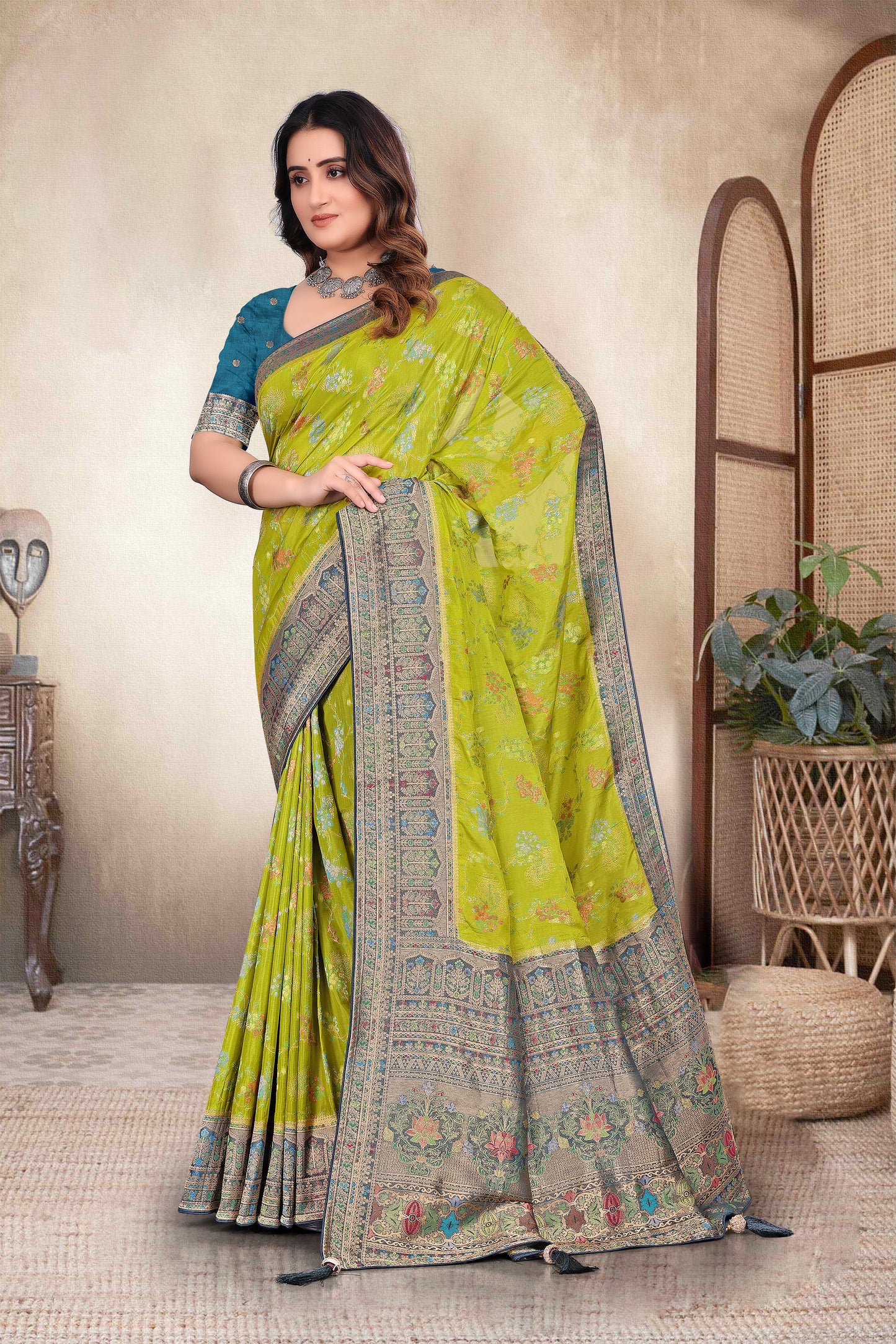 Braso Mill Print Saree