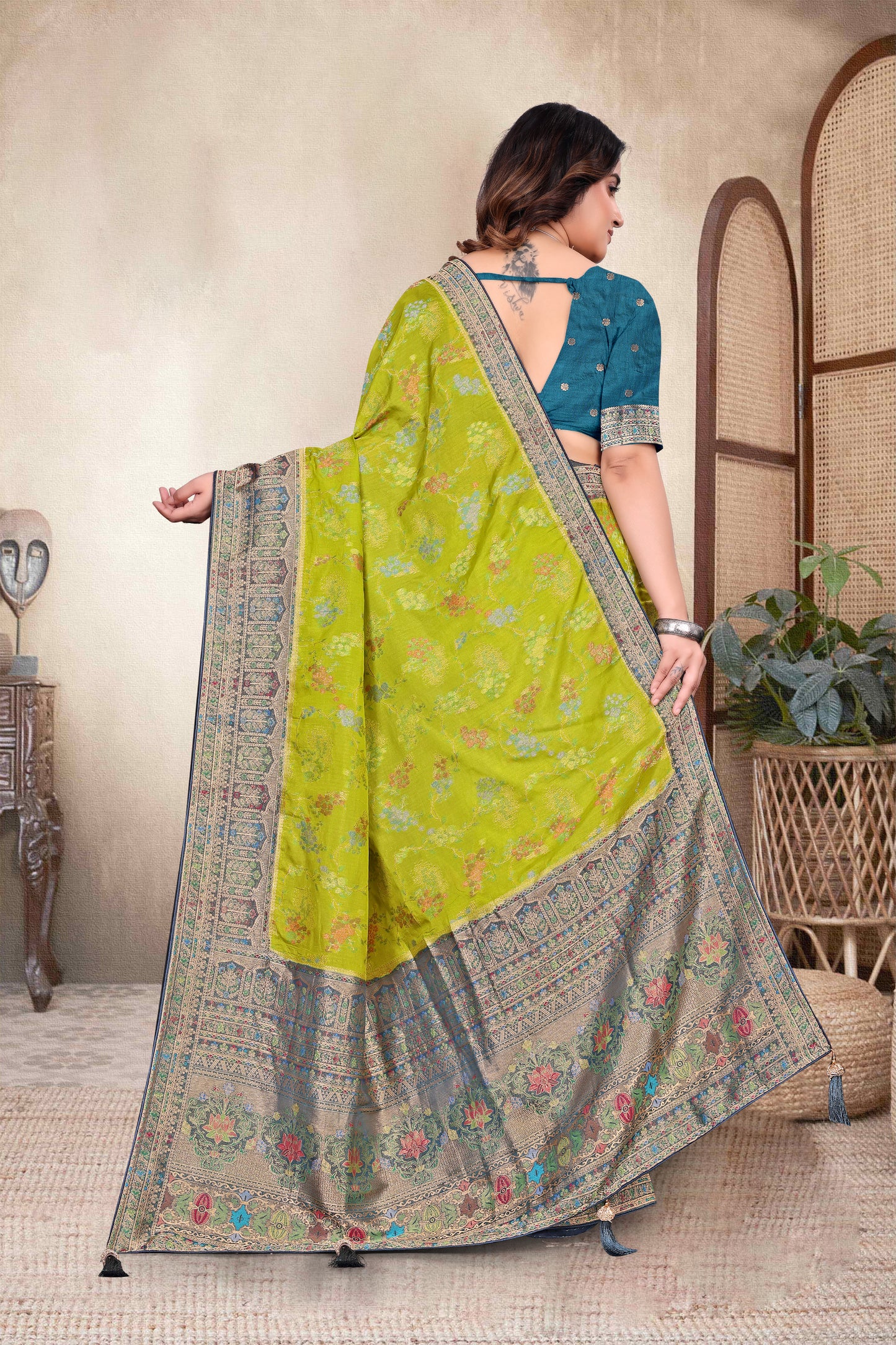 Braso Mill Print Saree