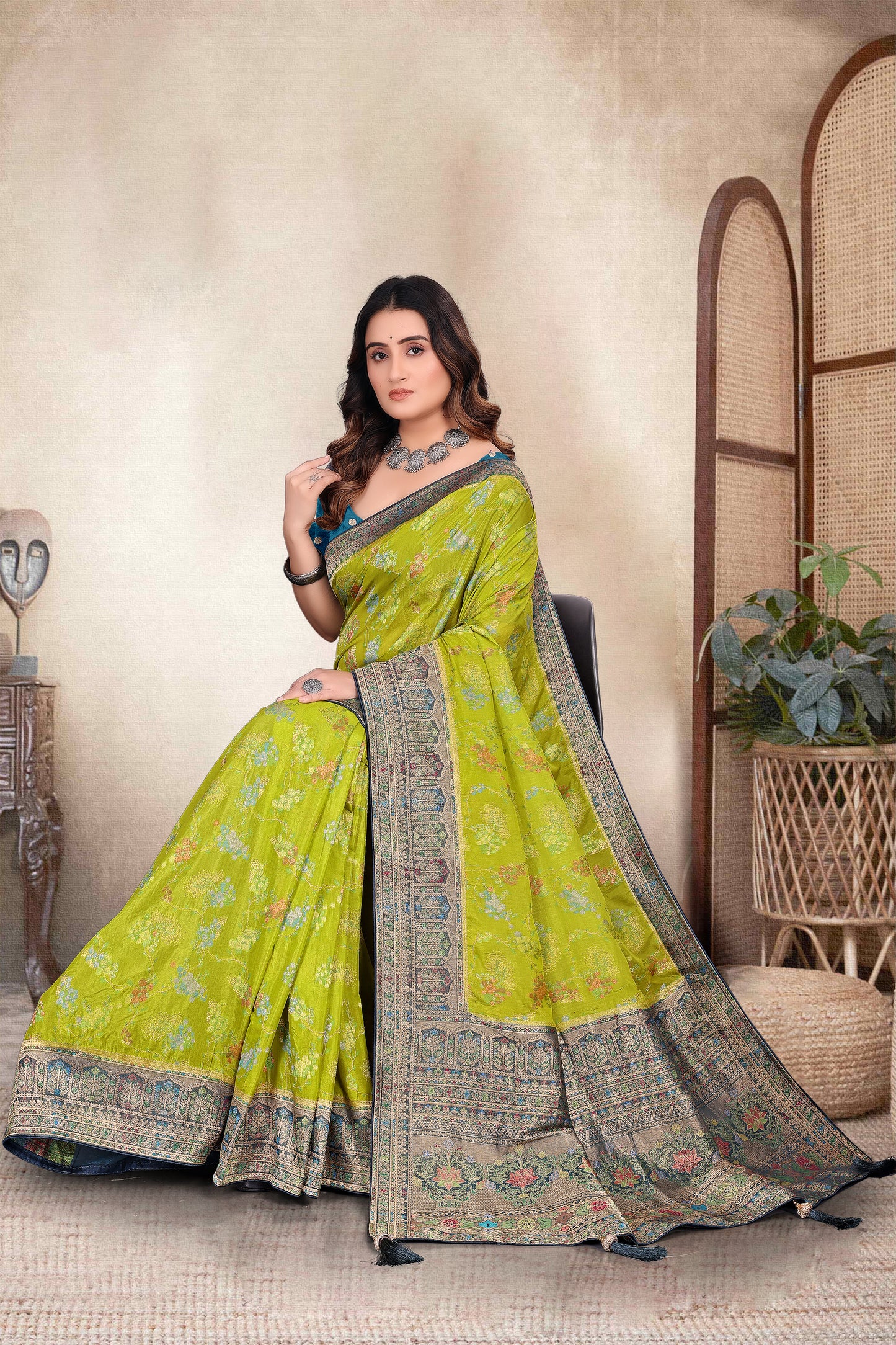 Braso Mill Print Saree