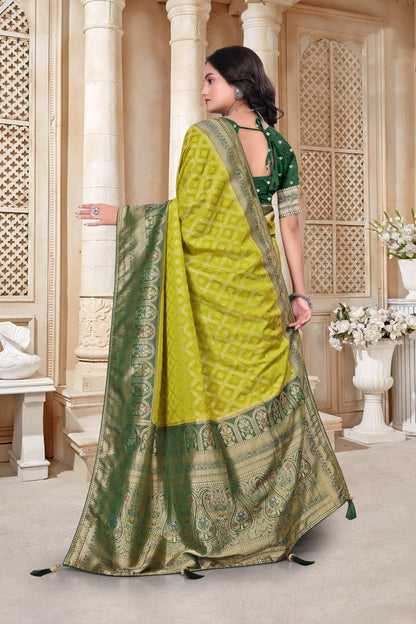 Makhmali Designer Silk Saree