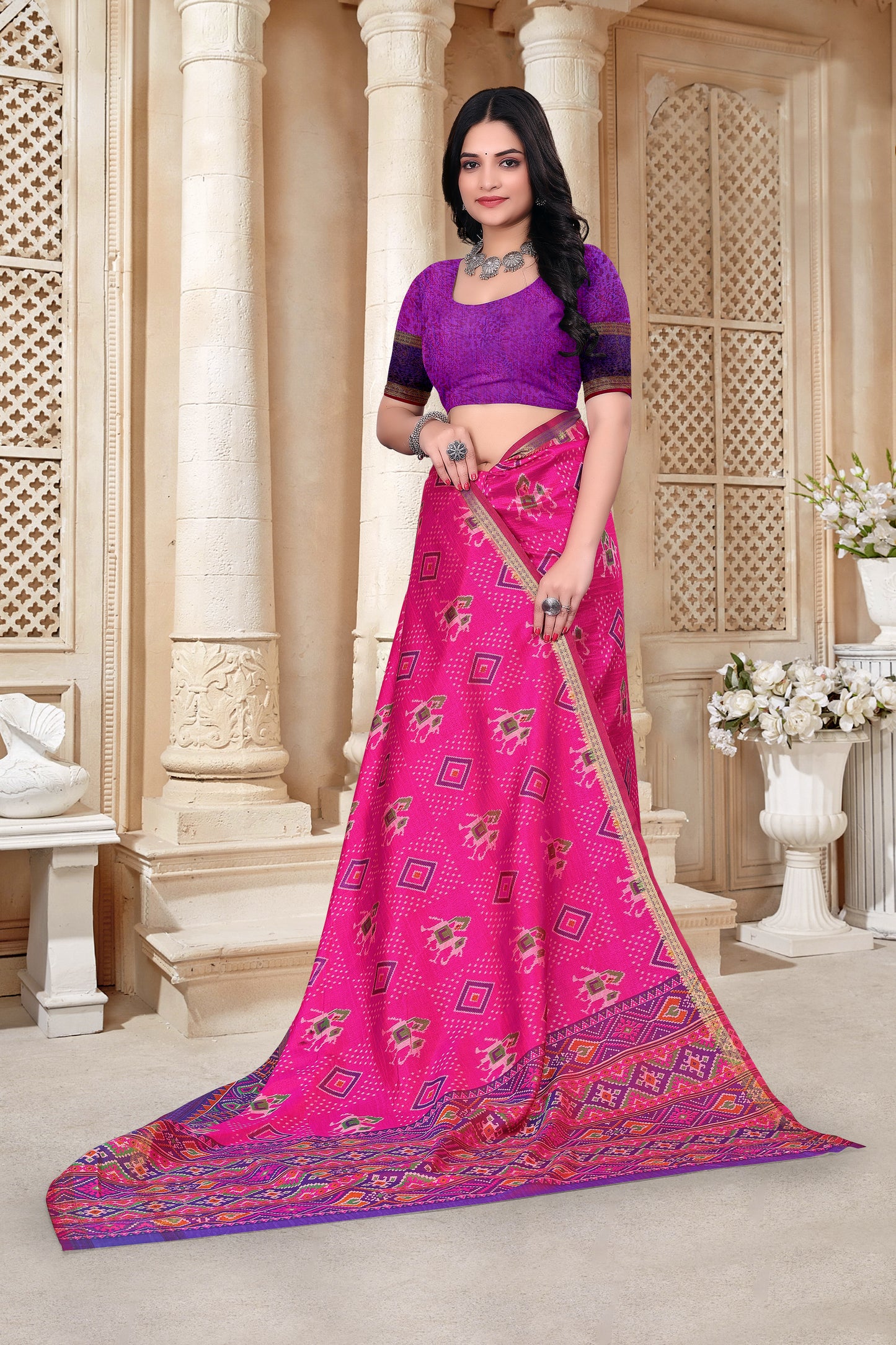 Surti Patola Sana Silk
