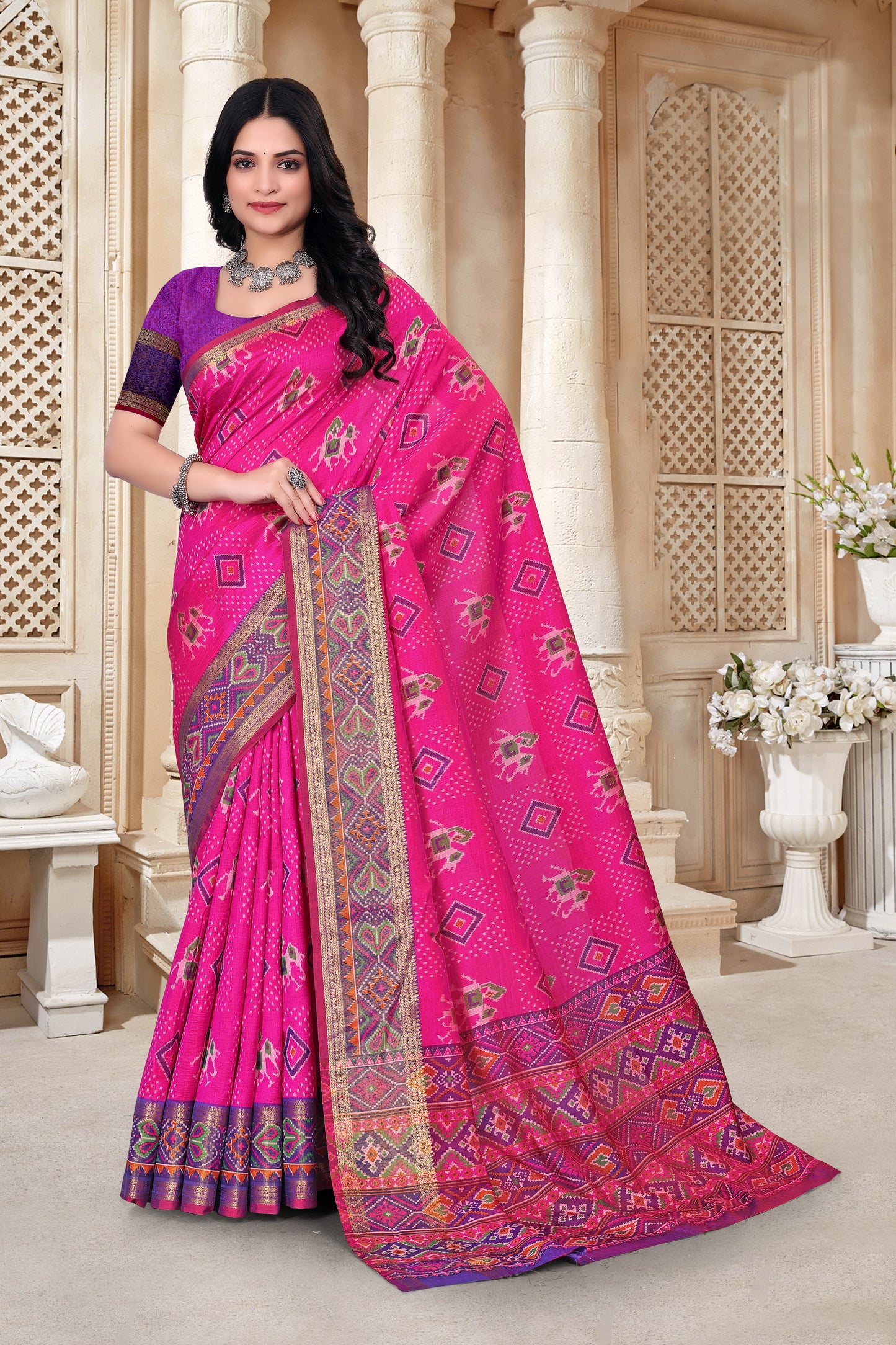 Surti Patola Sana Silk