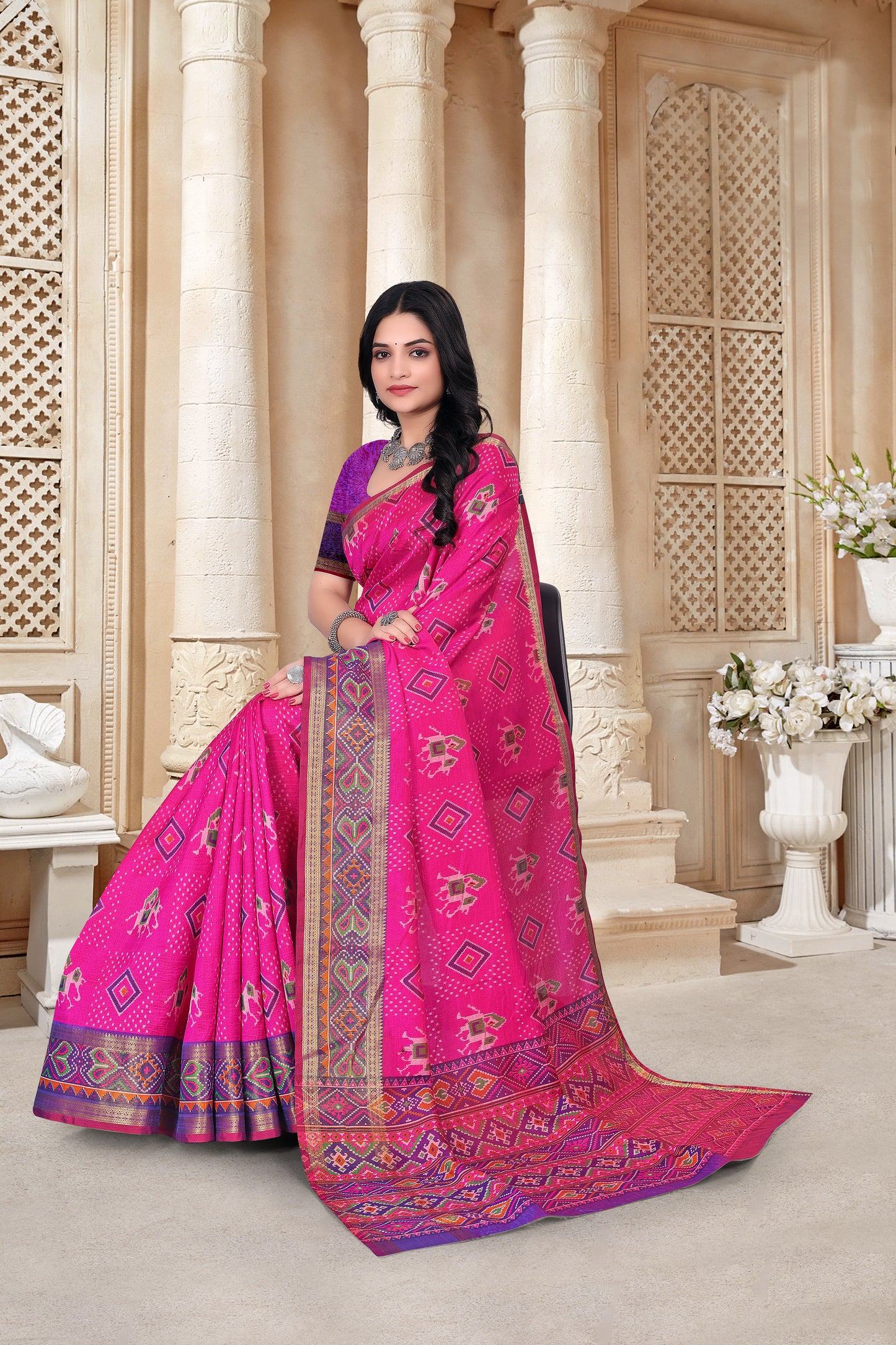 Surti Patola Sana Silk