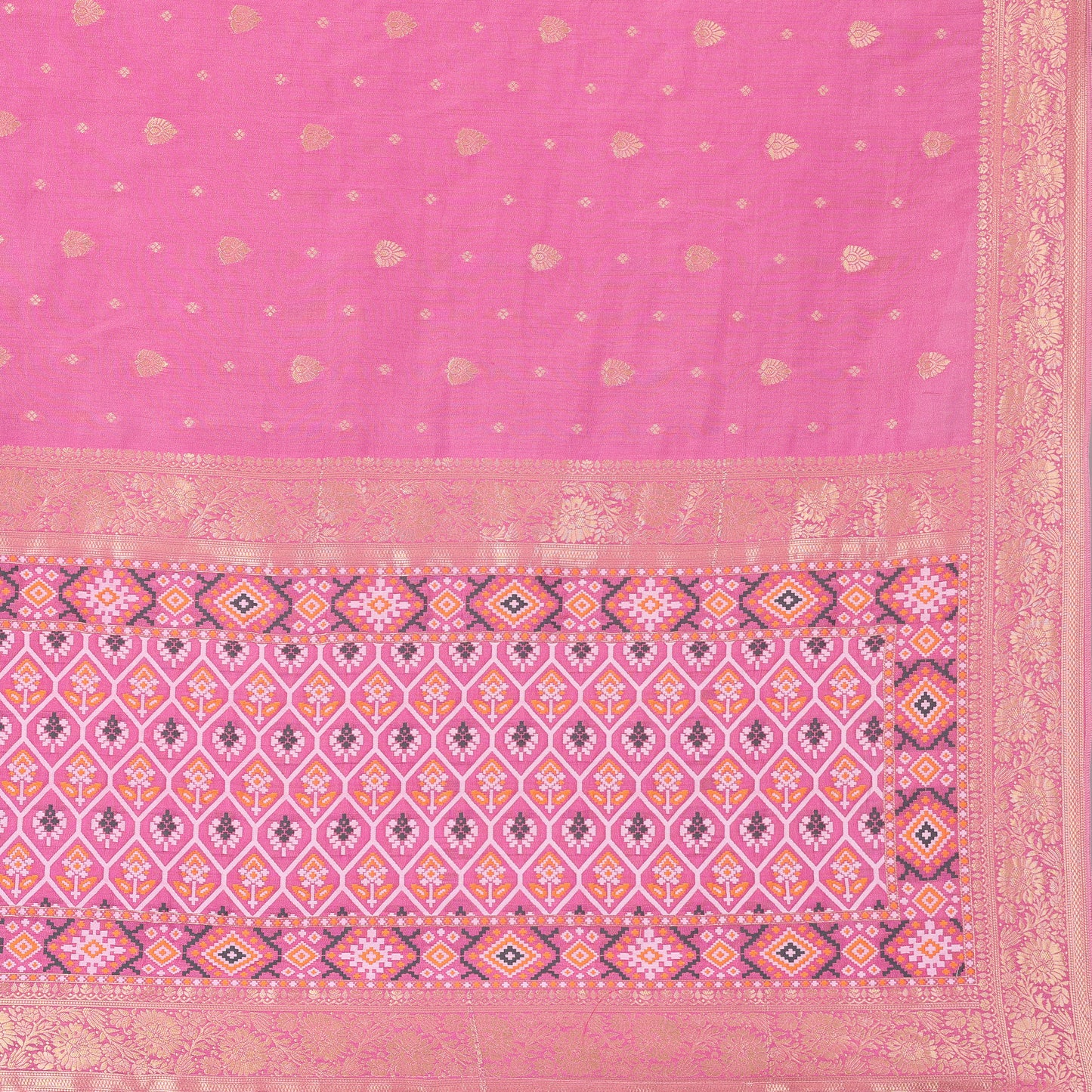Nylon Saree Patola Style