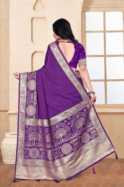 Maslin Silk Designer Saree