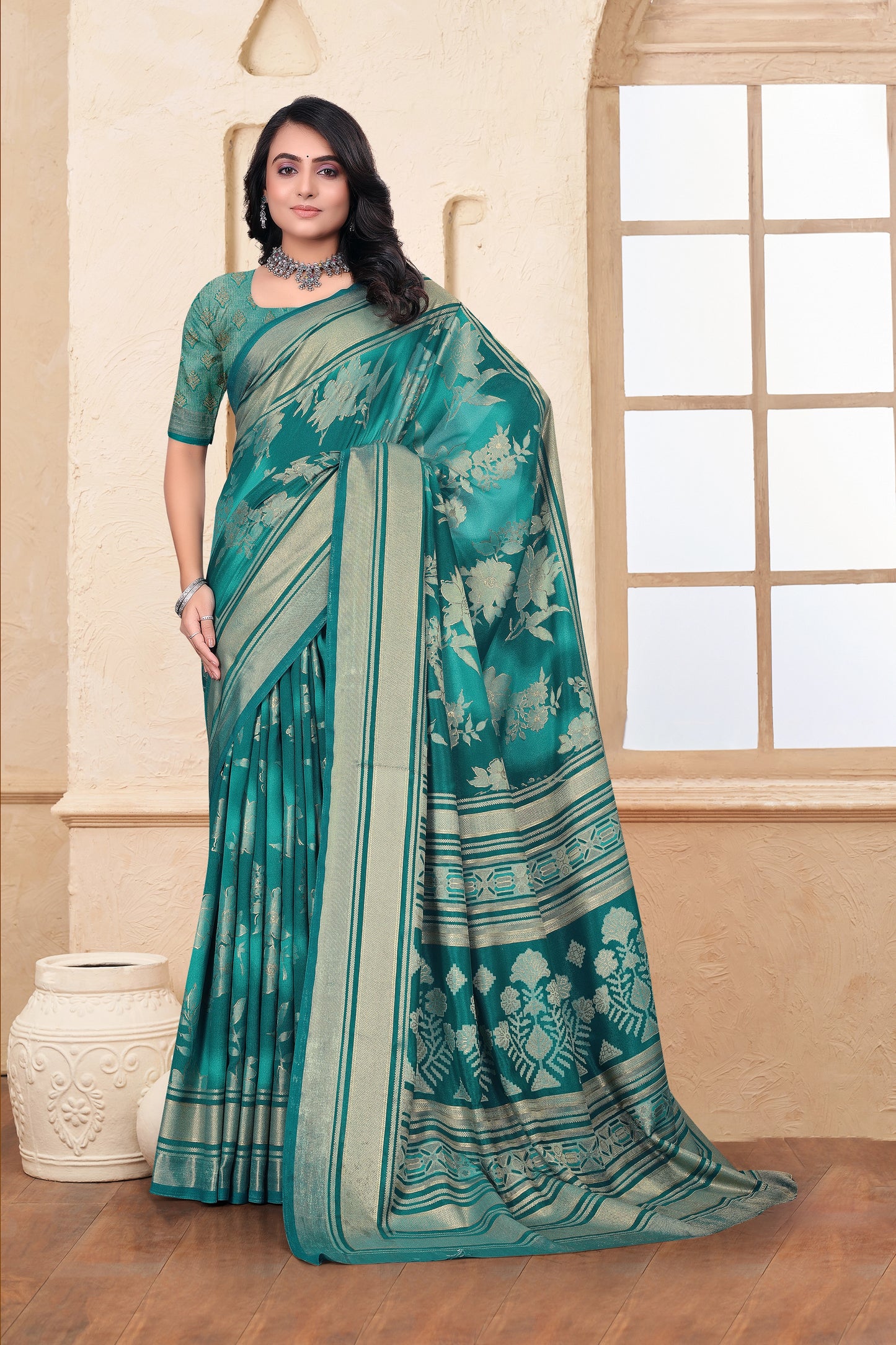 Braso Mill Print Saree