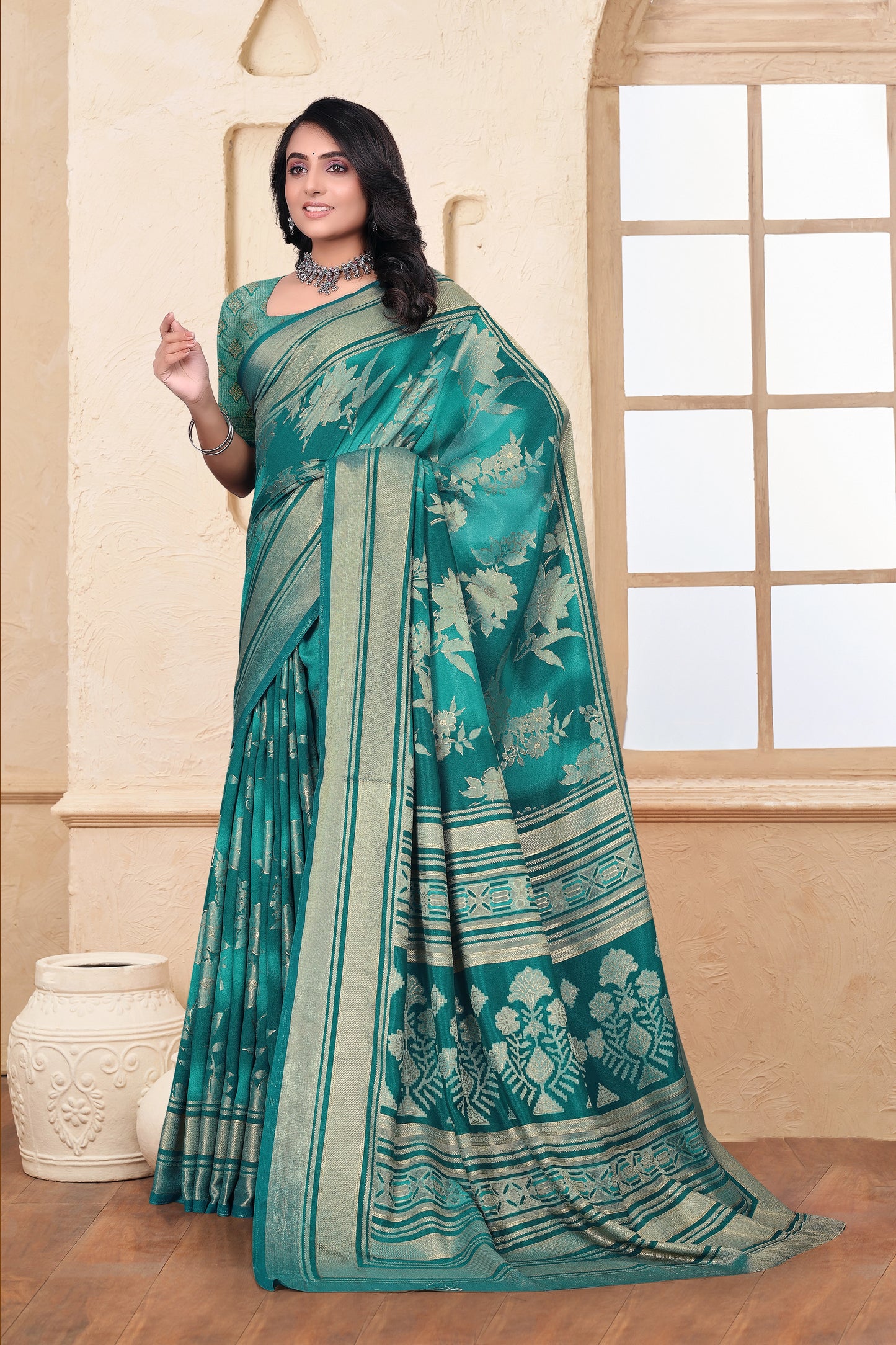 Braso Mill Print Saree