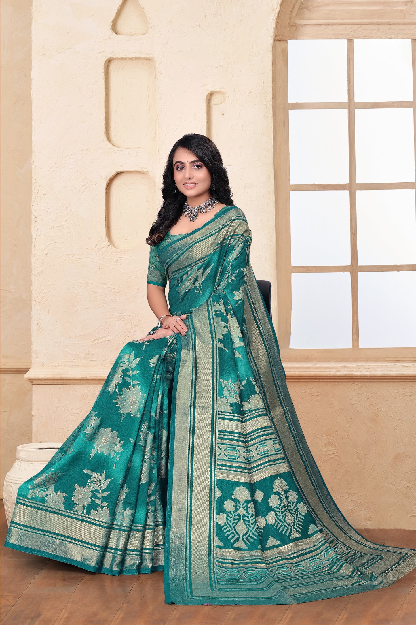 Braso Mill Print Saree