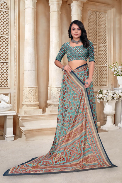 Braso Mill Print Saree