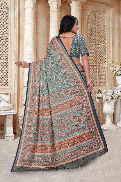 Braso Mill Print Saree