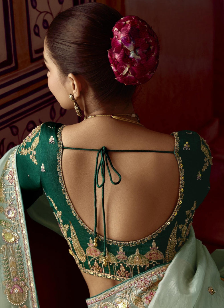 Bits Work Saree