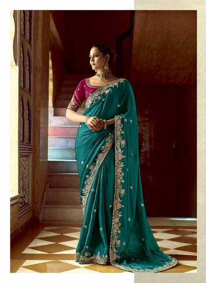 Bits Work Saree