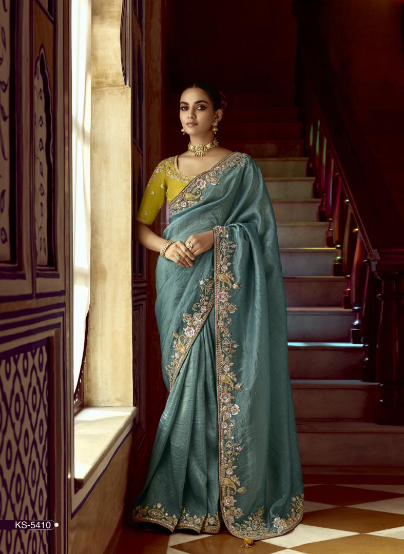 Bits Work Saree