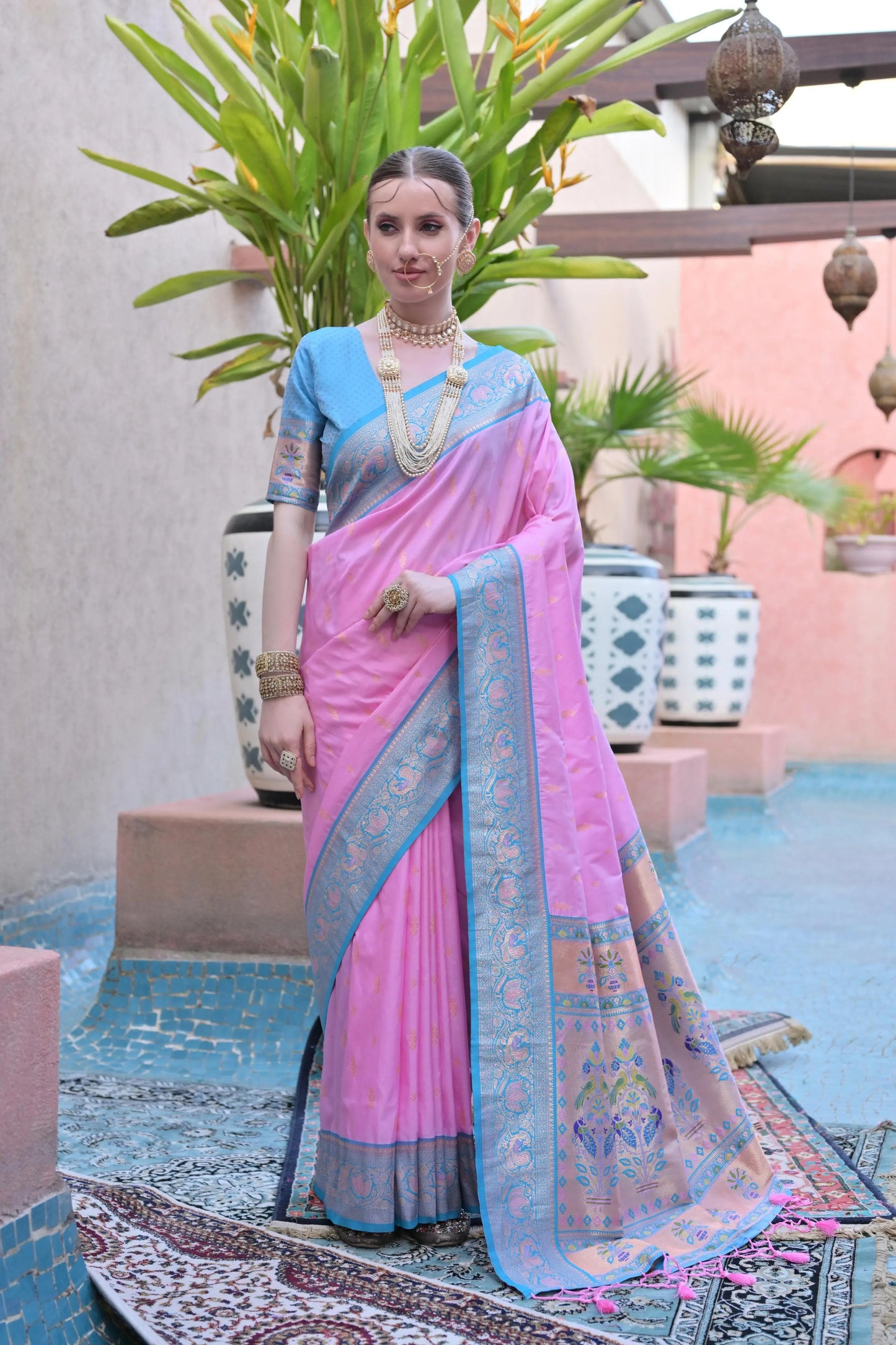Soft Banarasi Silk Paithani Saree