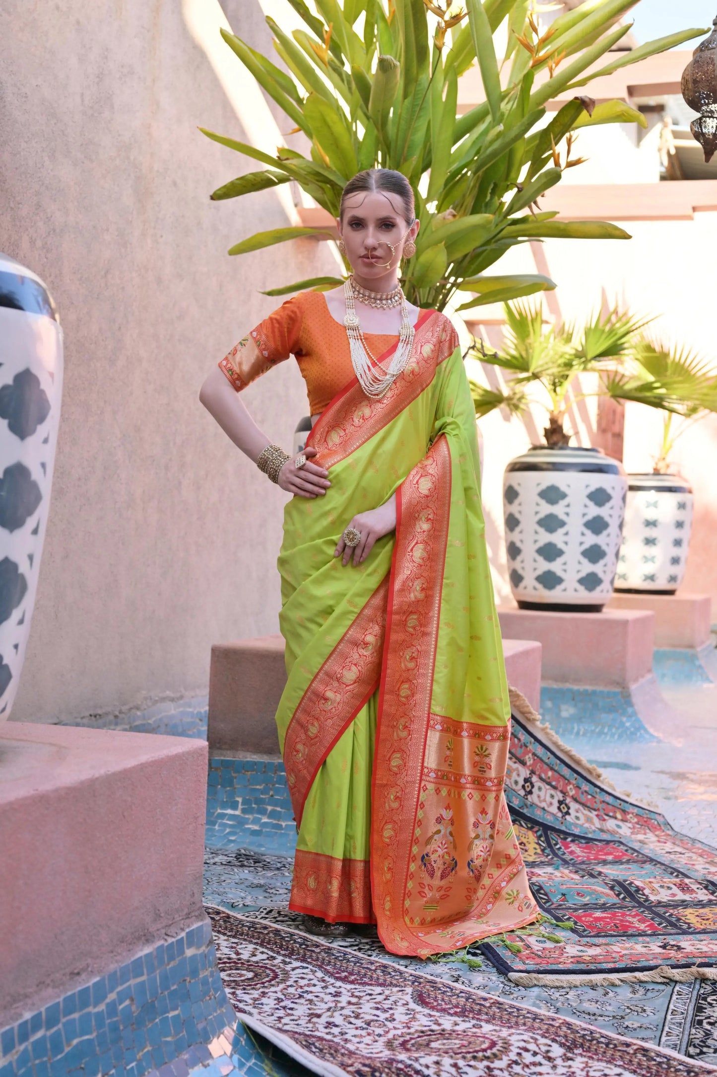 Soft Banarasi Silk Paithani Saree