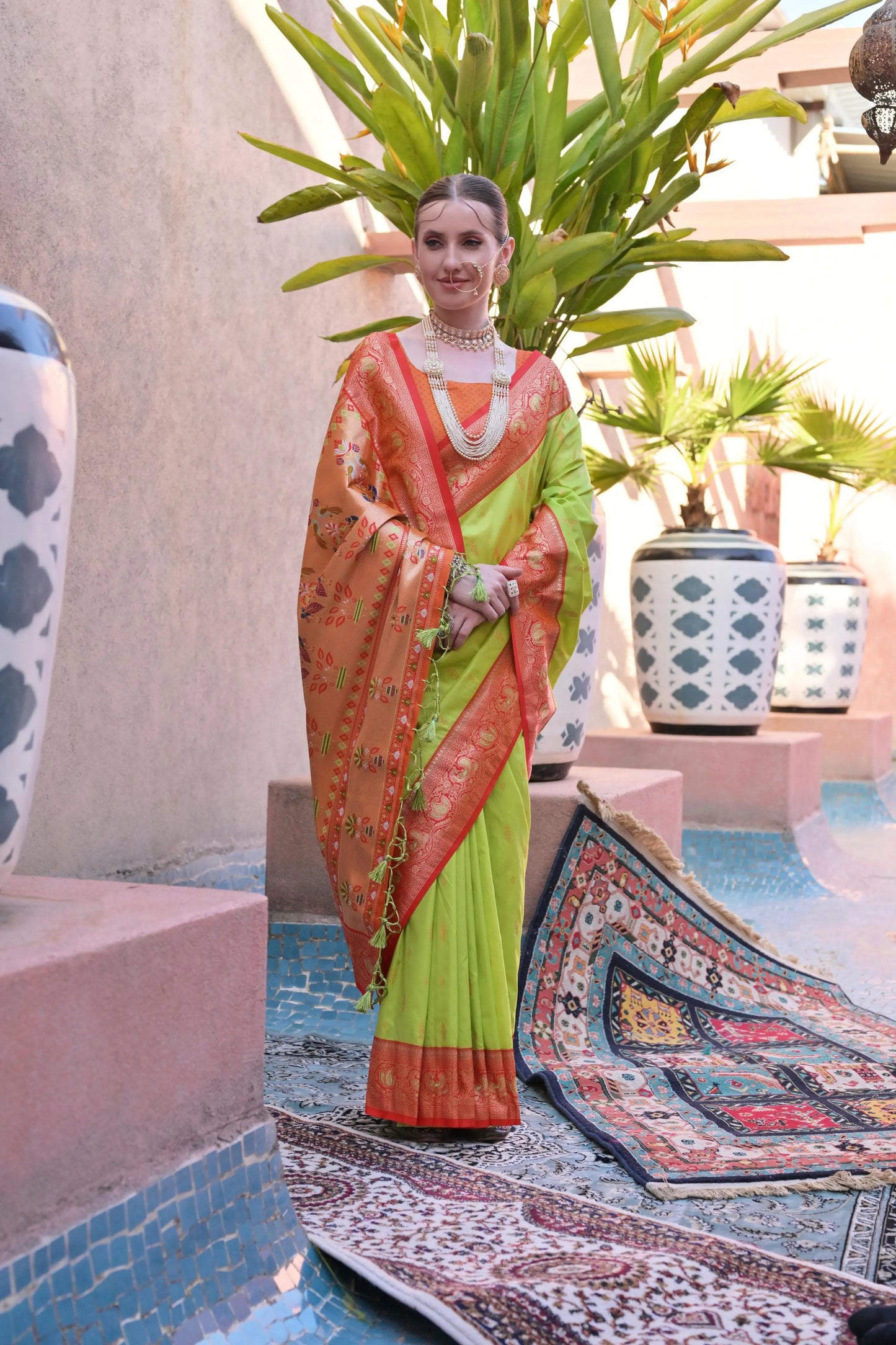 Soft Banarasi Silk Paithani Saree