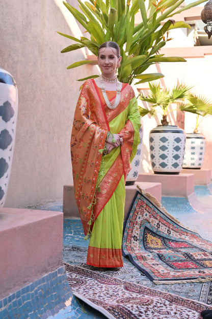 Soft Banarasi Silk Paithani Saree