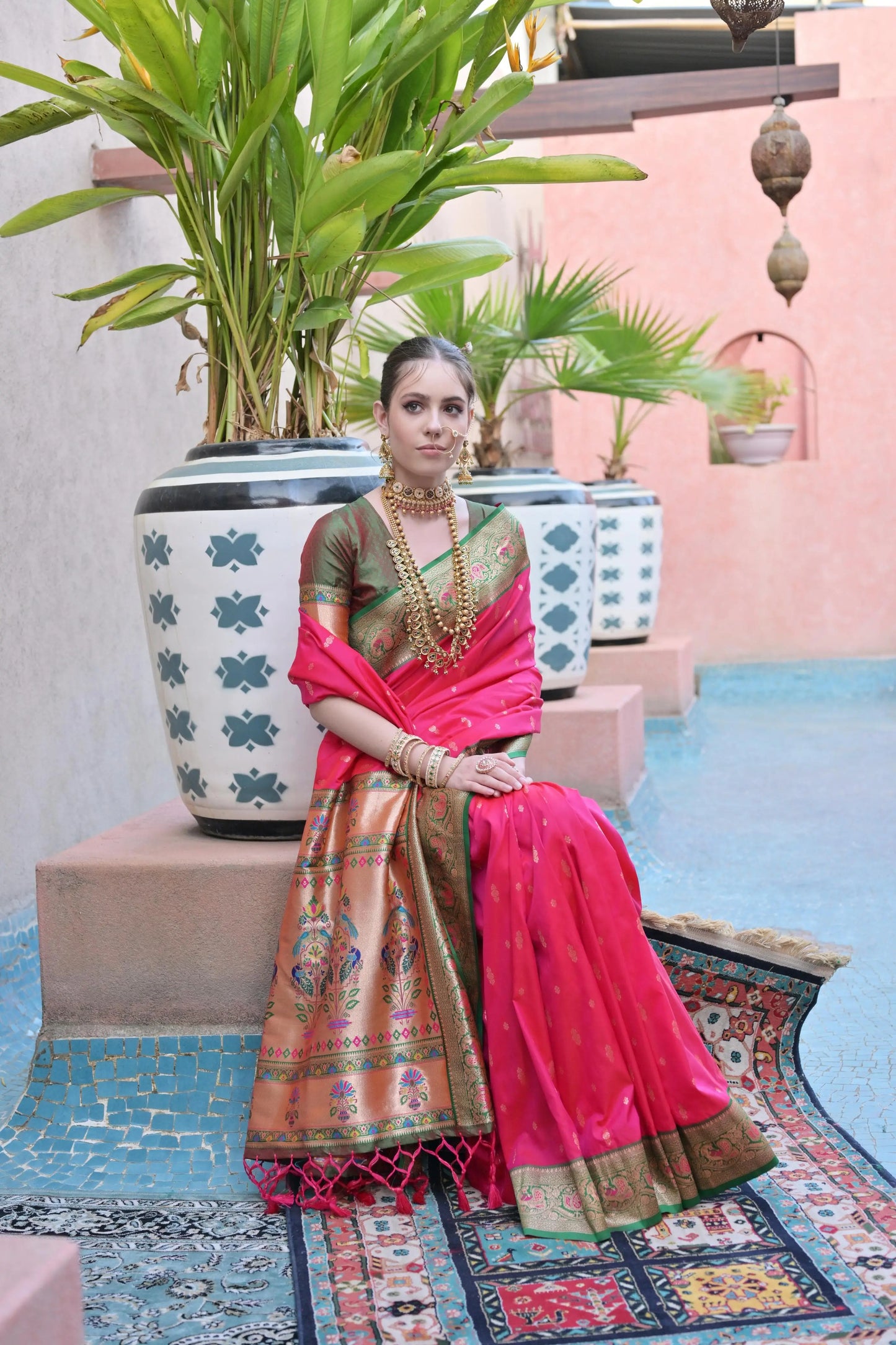 Soft Banarasi Silk Paithani Saree