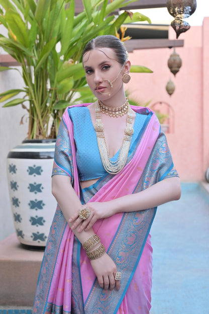 Soft Banarasi Silk Paithani Saree