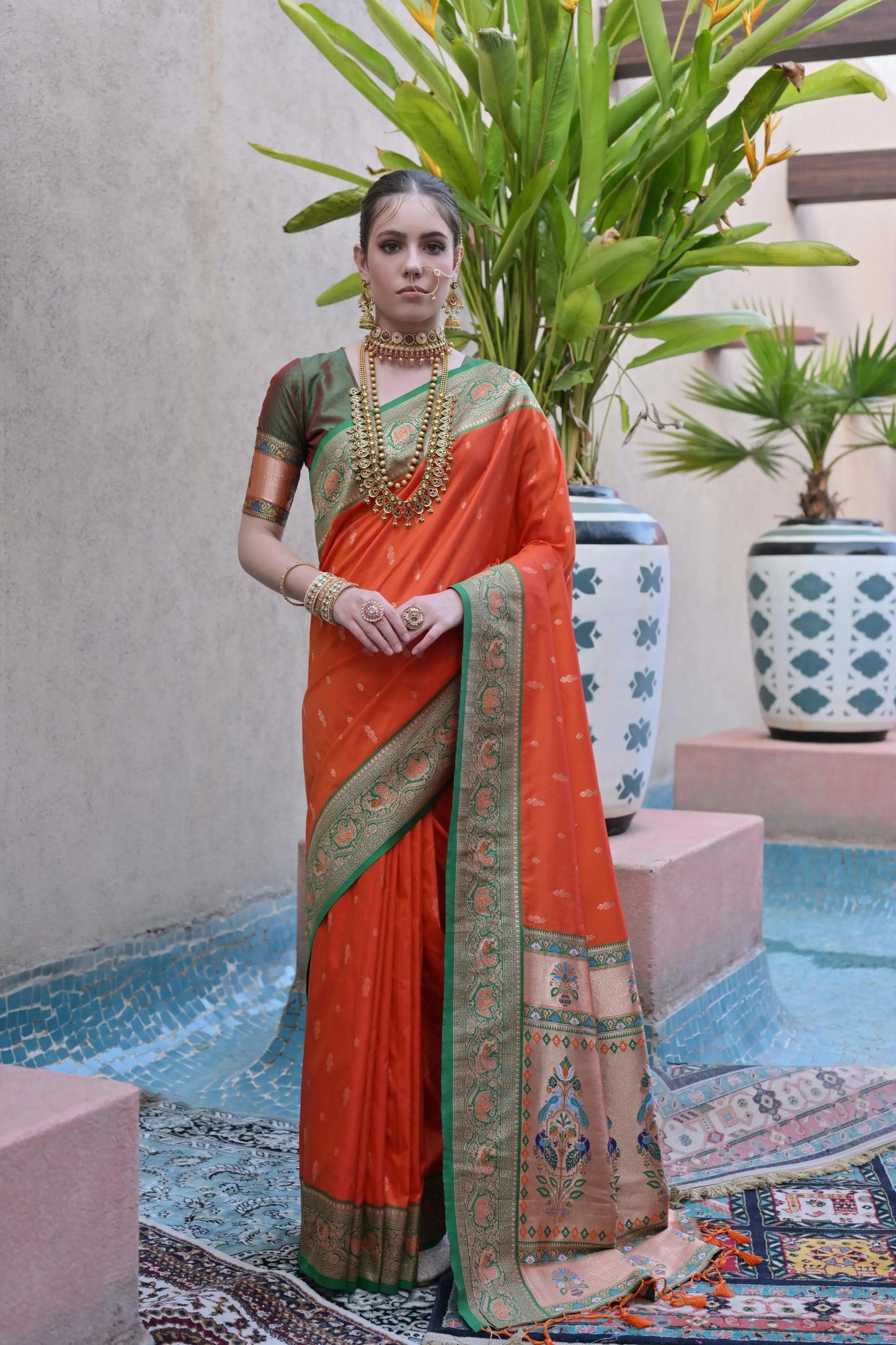 Soft Banarasi Silk Paithani Saree