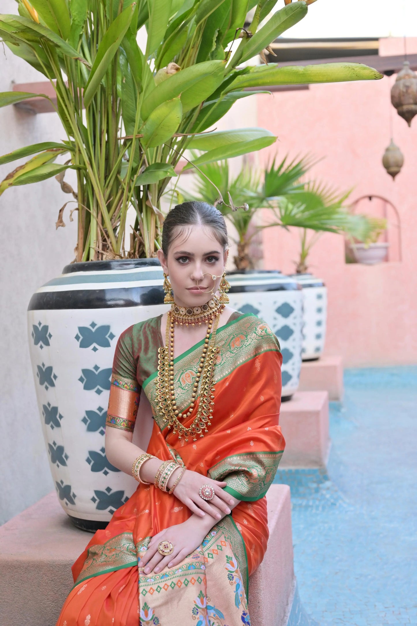 Soft Banarasi Silk Paithani Saree