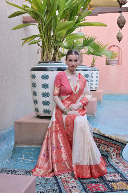 Soft Banarasi Silk Paithani Saree
