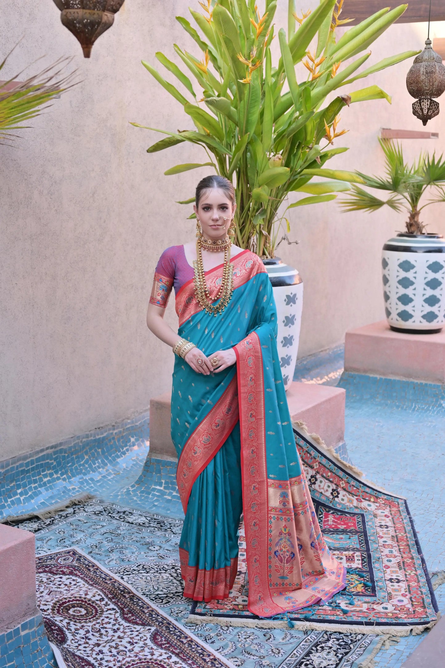 Soft Banarasi Silk Paithani Saree