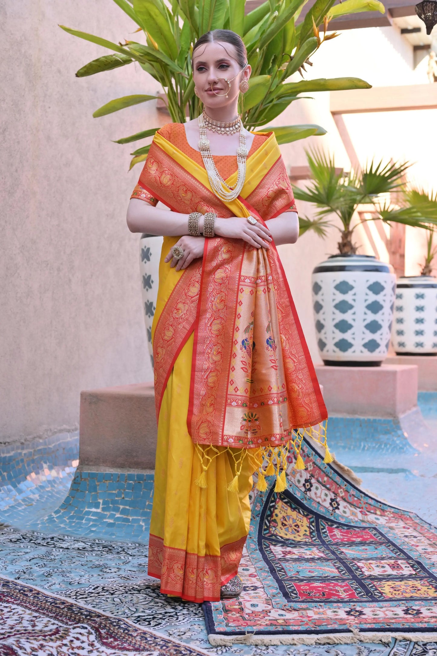 Soft Banarasi Silk Paithani Saree