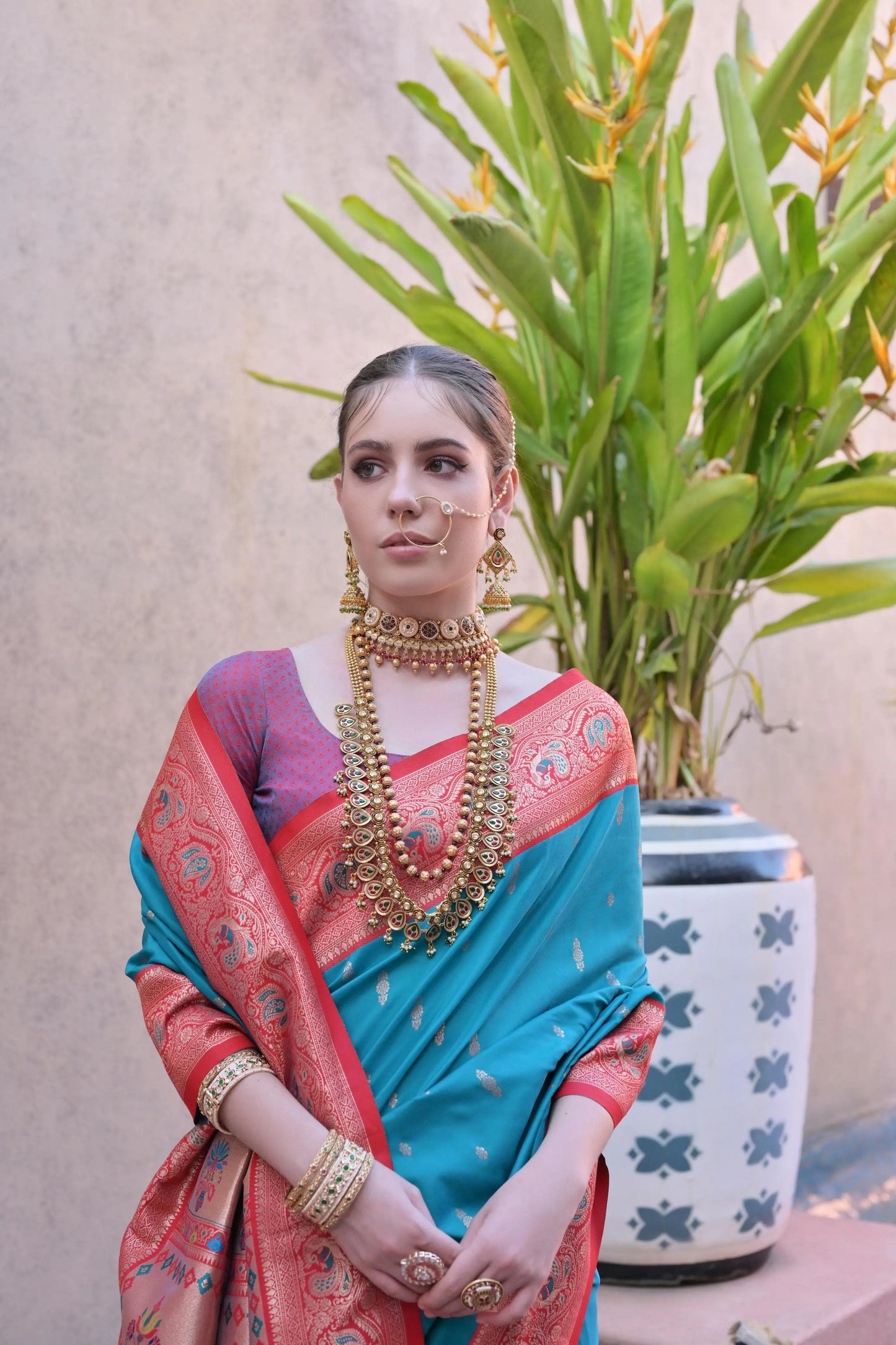 Soft Banarasi Silk Paithani Saree