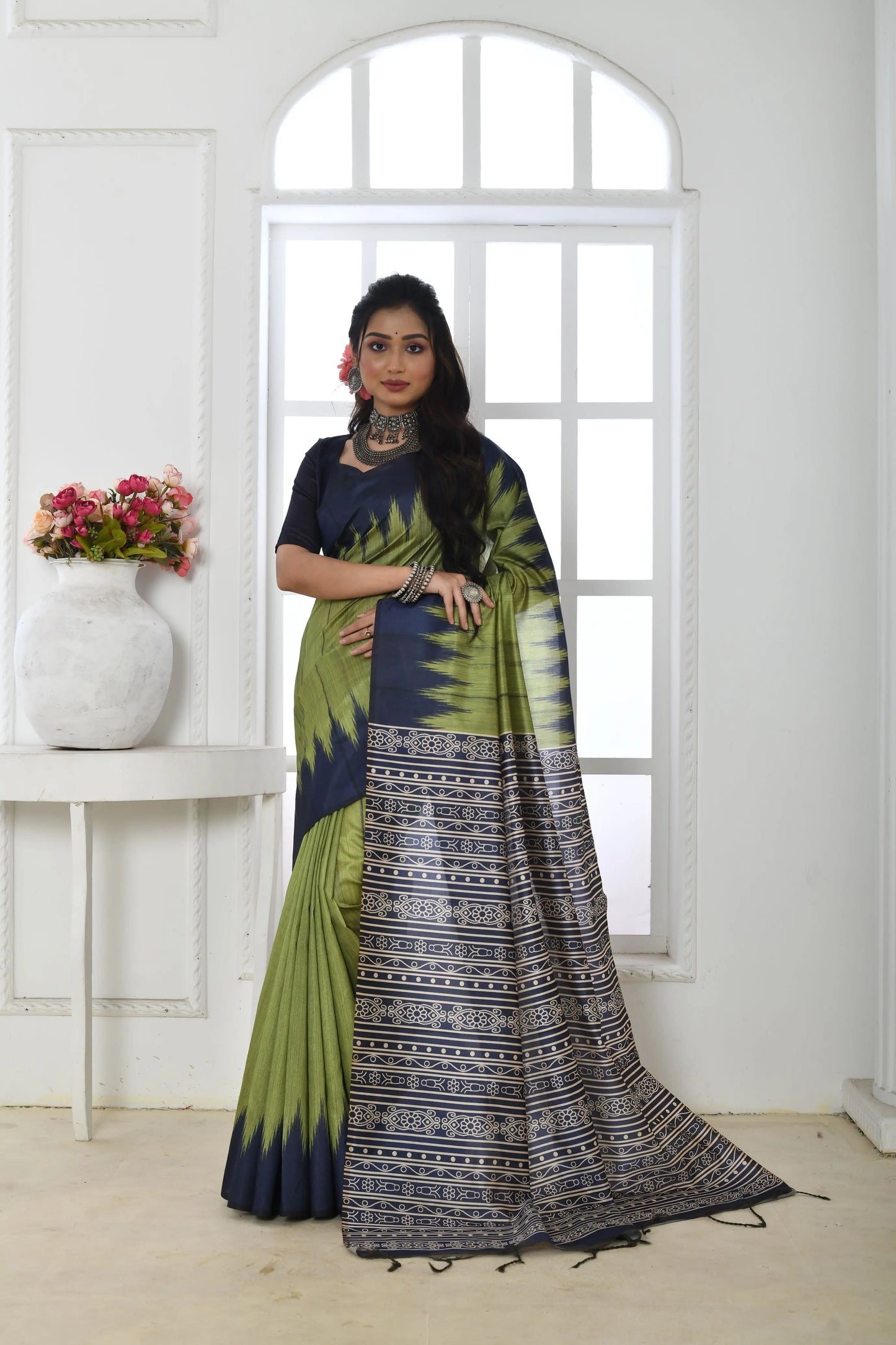 Soft Tussar Silk Saree
